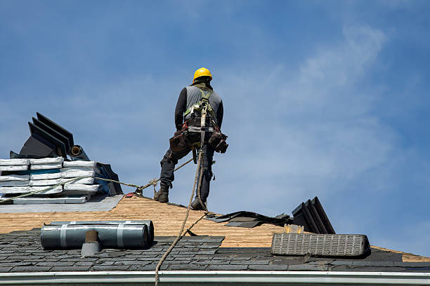 Professional Roof Replacement technician working in Meeker, OK